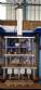 Sopradora de garrafas PET semi autom�tica com 4 cavidades