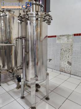 Filtro declorador em aço inox para bebidas Zegla