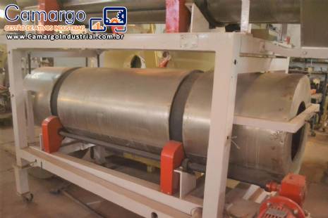 Secador temperador rotativo contínuo Inbramaq