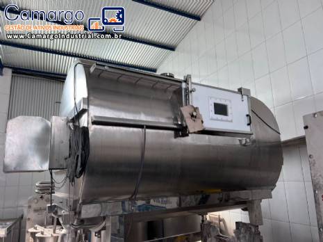 Linha cont�nua para produ��o de queijo minas frescal 2.000 litros BB inox