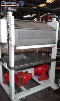 Laminadora laminador de massa com cilindro em aço inox