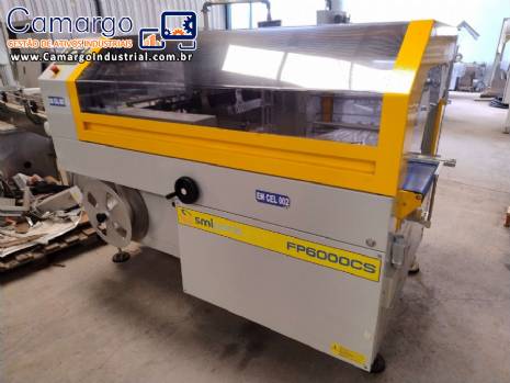 Seladora autom�tica em L shrink com t�nel Smipack