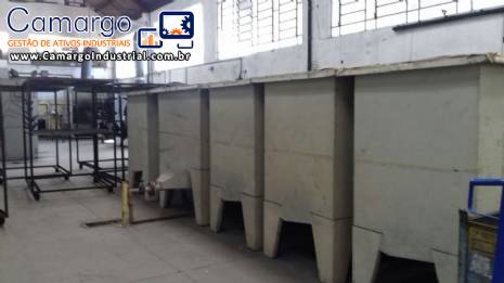 Linha de eletrodeposi��o cat�dica para tintas