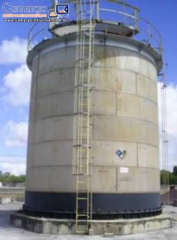 Tanque em aço inox 316 L com 300.000 L