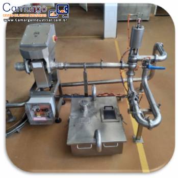 Detector de metais para tubulação Loma Systems IQ4 Pipeline para líquidos pastosos viscosos